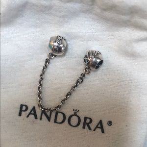 Pandora love always safety chain